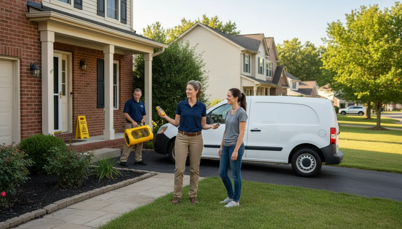 Water restoration image for Fire And Smoke Damage Restoration in Buxton, NC